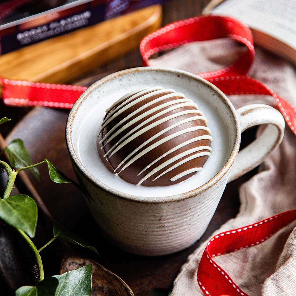Boozy Flavoured Hot Chocolate Bombes (3 bombes) - Image 3