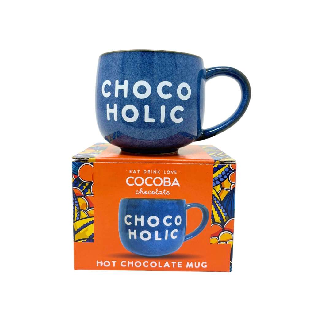 Chocoholic - Blue Hot Chocolate Mug - Image 4