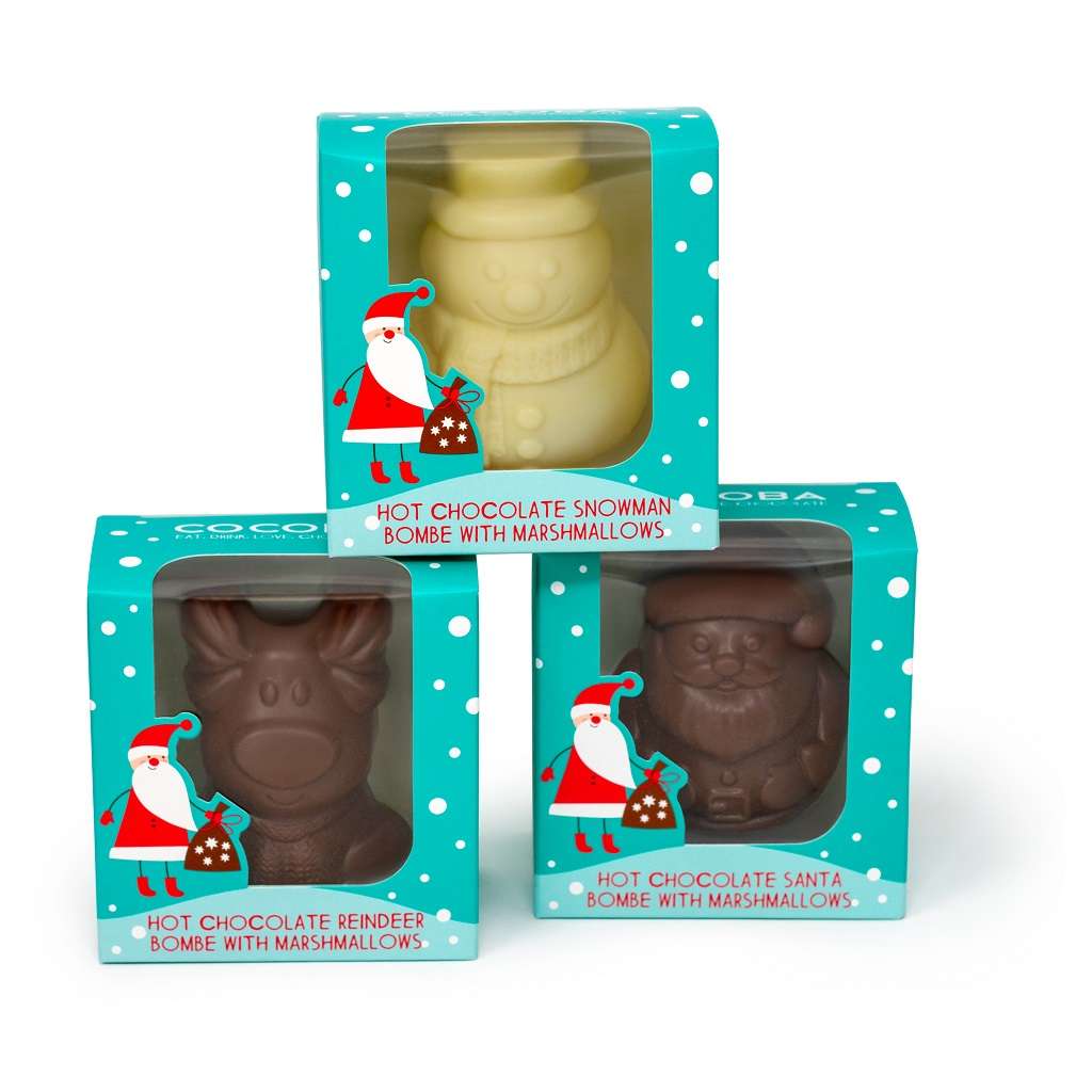 Christmas Reindeer Hot Chocolate Bombe (single) - Image 3