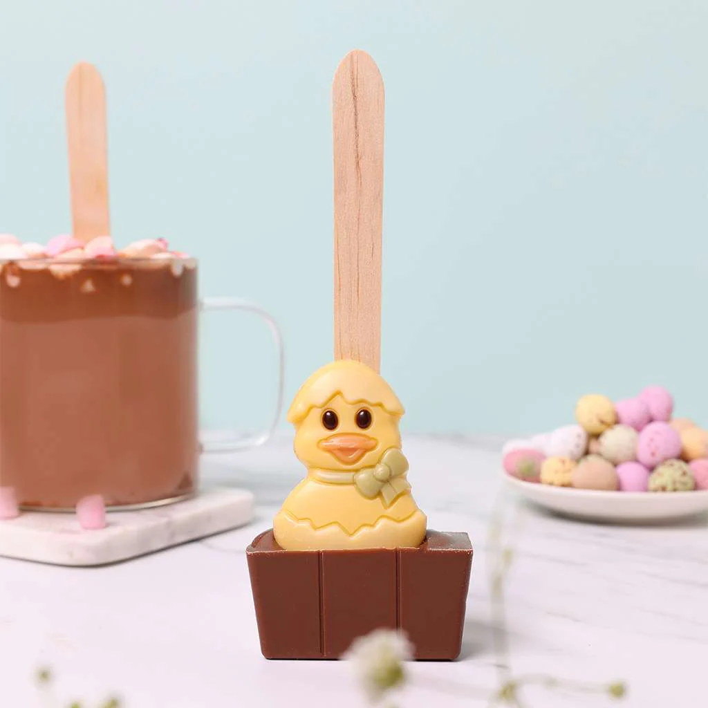 Easter Duckling Milk Hot Chocolate Spoon - Image 3