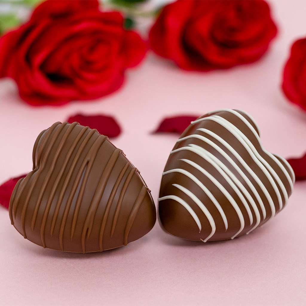 Heart Shaped Hot Chocolate Bombes with Marshmallows - Image 3