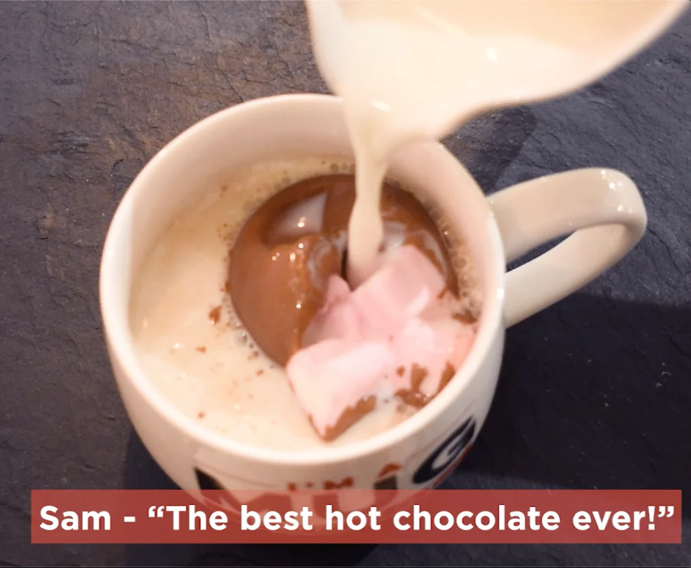 Hot Chocolate Bombe with Heart Marshmallows (3 bombes) - Image 6
