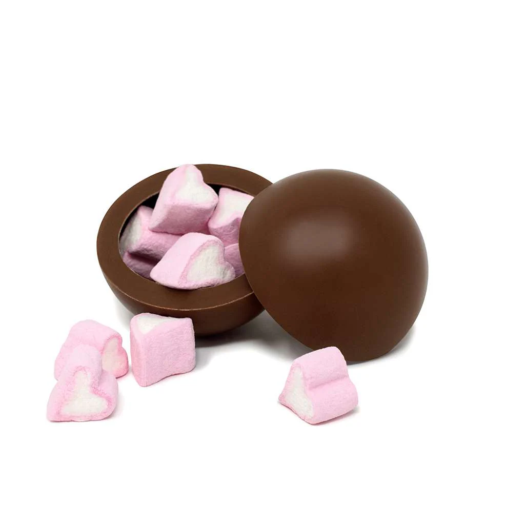 Hot Chocolate Bombe with Heart Marshmallows (single) - Image 4
