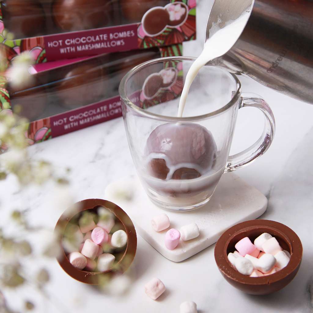 Milk Chocolate Hot Chocolate Bombe (3 bombes) - Image 3