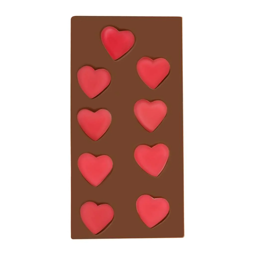 Jelly Hearts Milk Chocolate Bar - Image 4