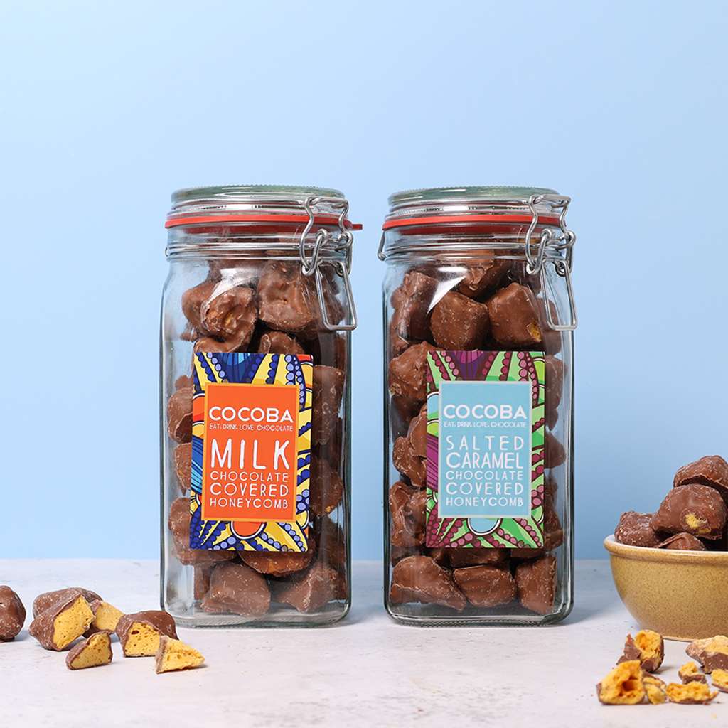 Milk Chocolate Covered Honeycomb Jar - Image 3
