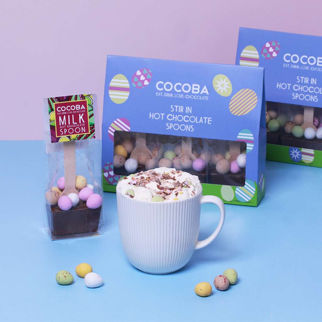 Mini Egg Hot Chocolate Spoon Set (3 spoons) - Image 4