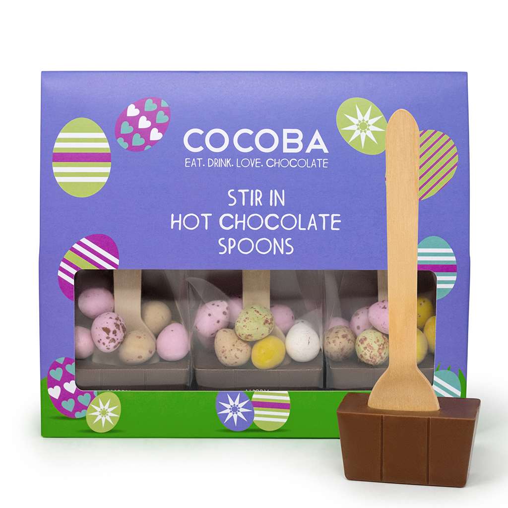 Mini Egg Hot Chocolate Spoon Set (3 spoons) - Image 5