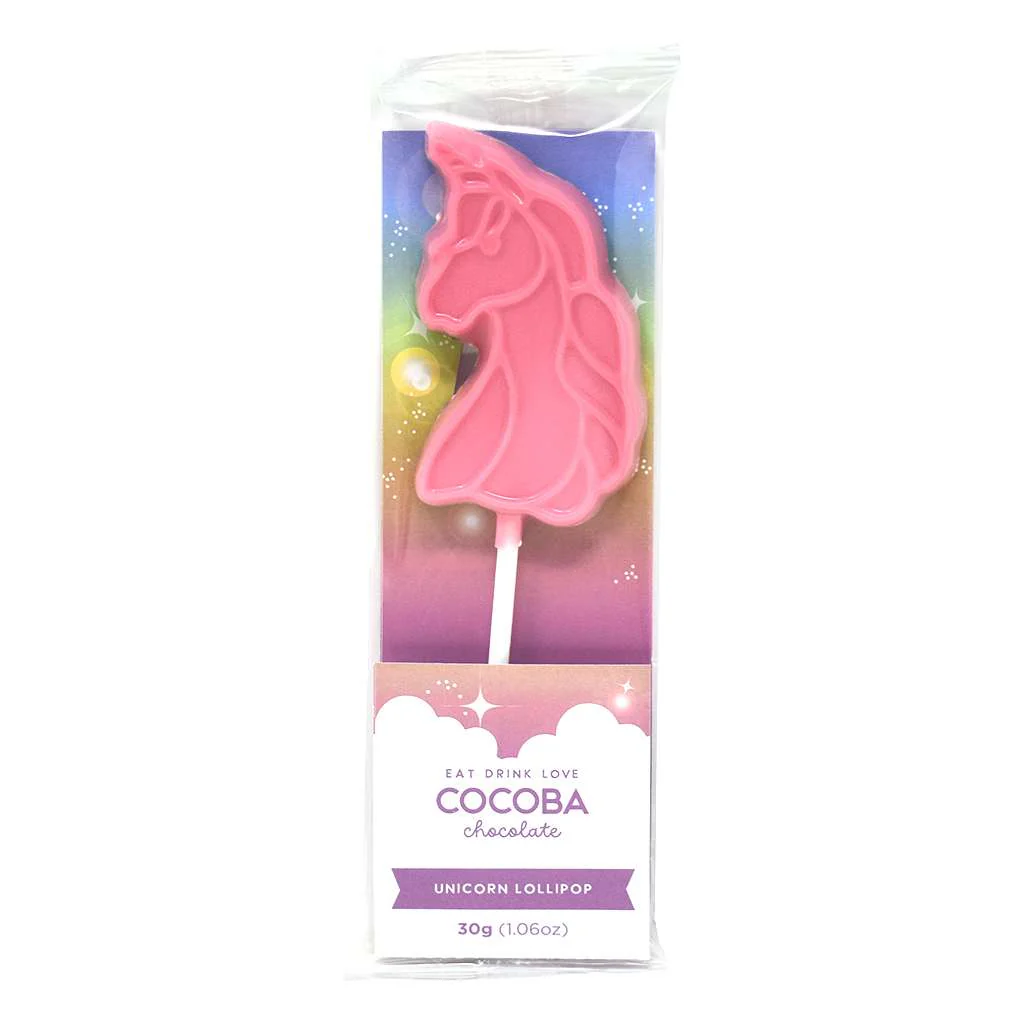 Pink Unicorn Lollipop with Sprinkles - Image 3
