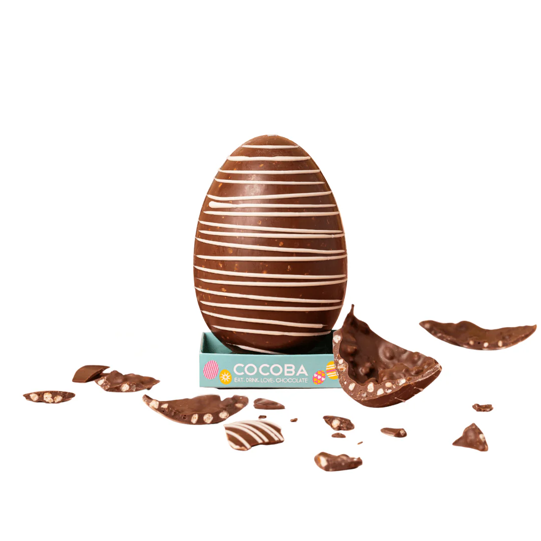 Eggstraordinaire Creation - Toffee & Shortbread Pieces Easter Egg, 250g - Image 3