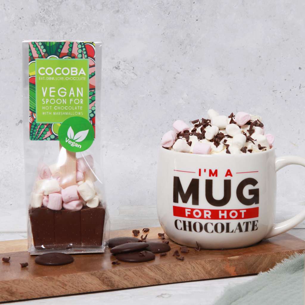 Vegan Marshmallow Milk Chocolate Hot Chocolate Spoon - Image 3